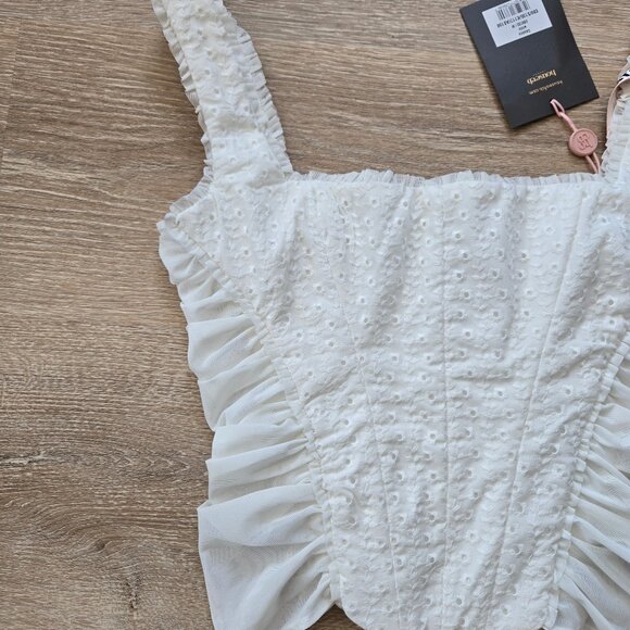 House of CB Catalina Corset Top New With Tags Size Medium Bodice Romantic $135 - Picture 12 of 17